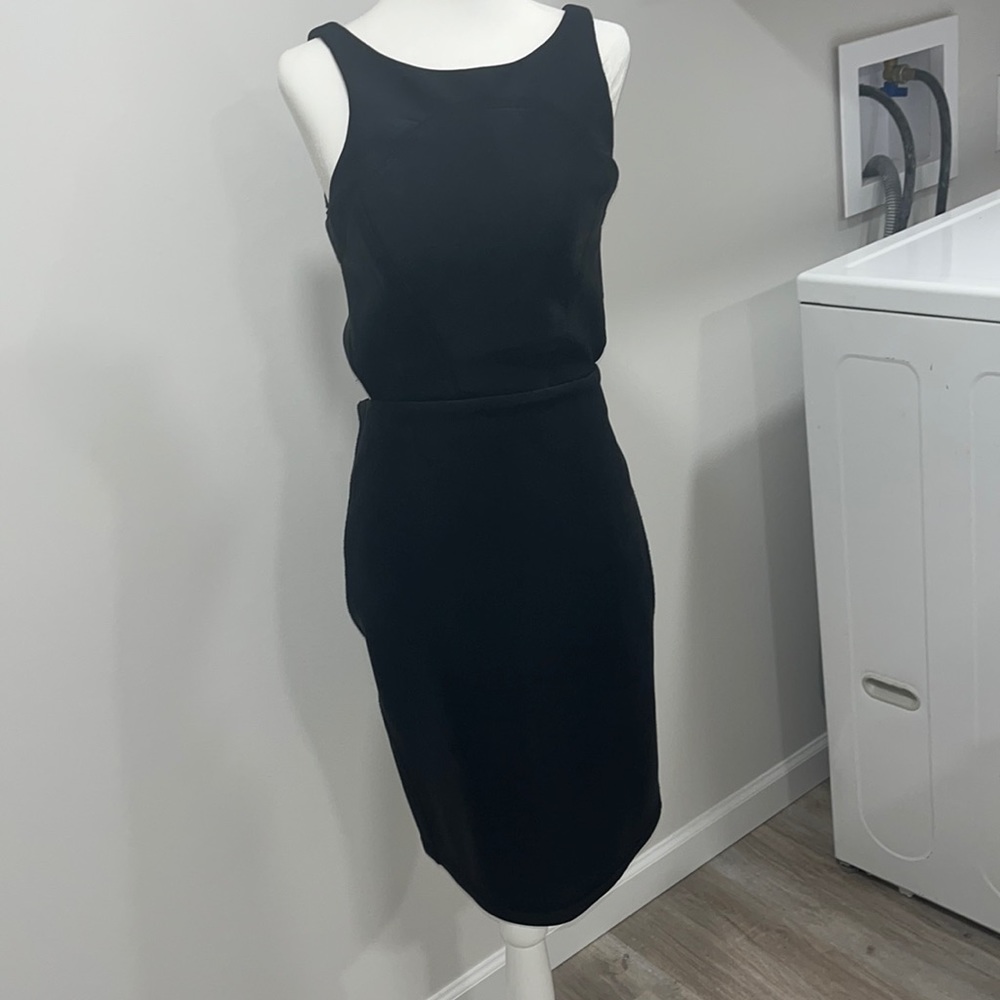 Cynthia Rowley Black Midi Dress